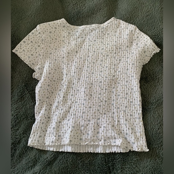 FLORAL CROP TOP - Picture 2 of 3